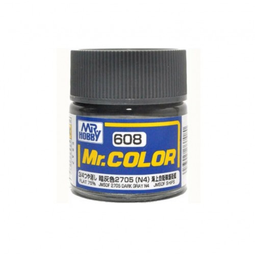 Mr Color IJN JMSDF 2705 Dark Gray N4 (Flat) C-608